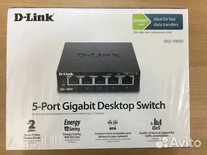 Коммутатор D-Link DGS-1005P