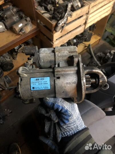 Стартер Kia Rio 3 Hyundai Solaris