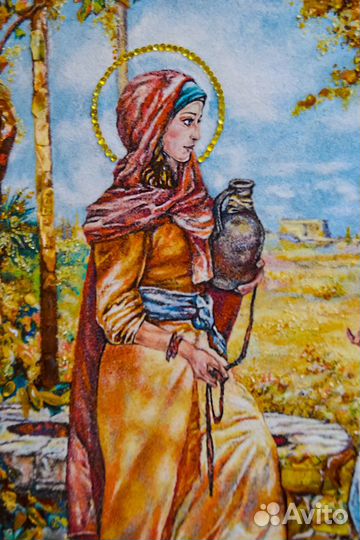 Картина из янтаря на заказ 