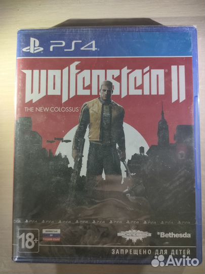 Wolfenstein the new colossus ps4 (Новый,запечатан)