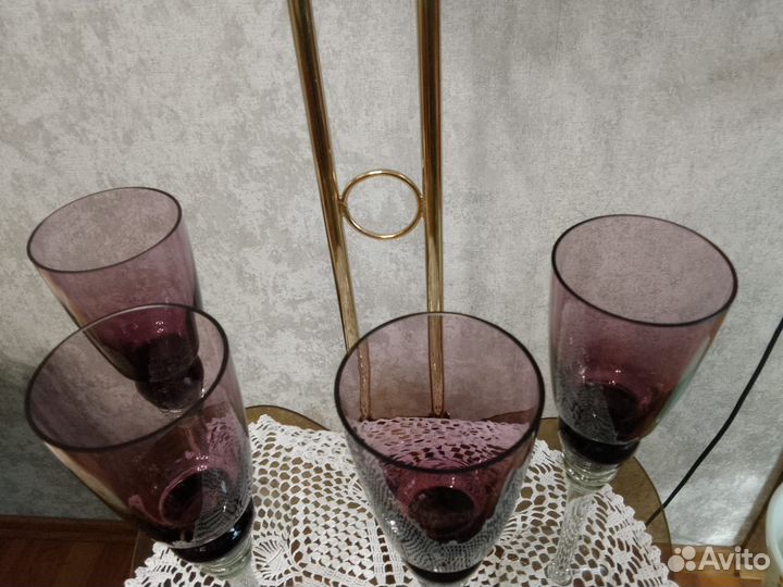 Фужеры Стрыйский паламар 27,5 см СССР бокалы