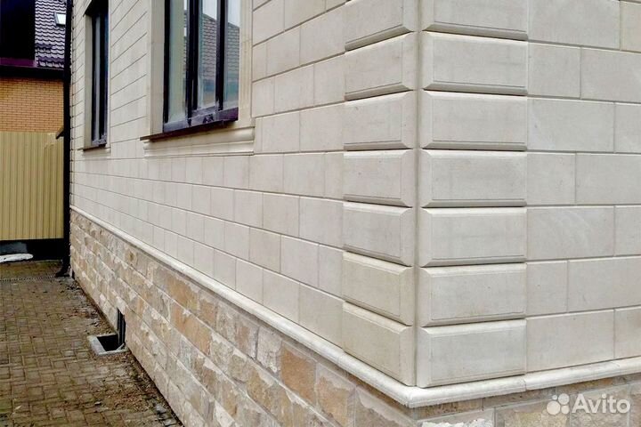 Облицовка фасада камнем