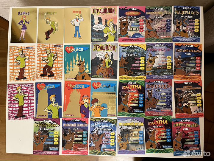 Карточки Скуби-ду (27 карточек)