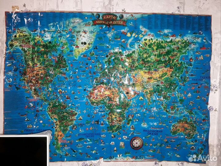 Карта мира для детей