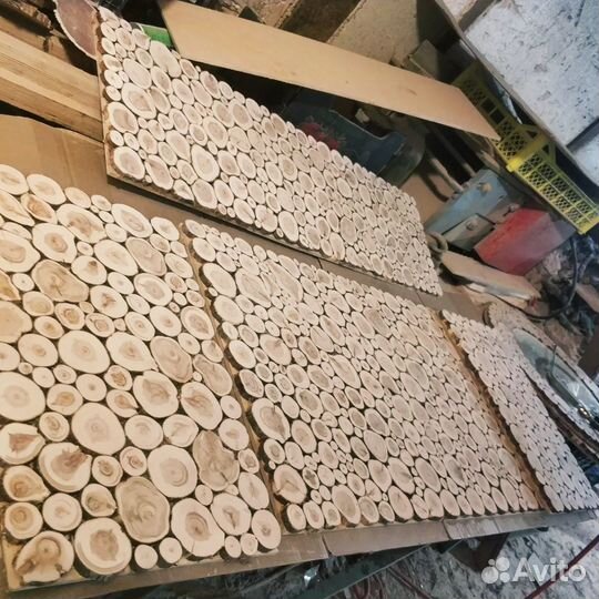 Панно из можжевельника для бани