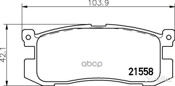 Снят с производства. Колодки тормозные дисковые