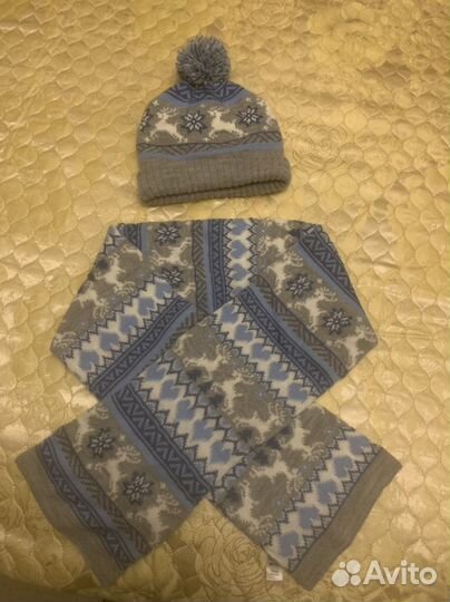 Комплект шапка и шарф