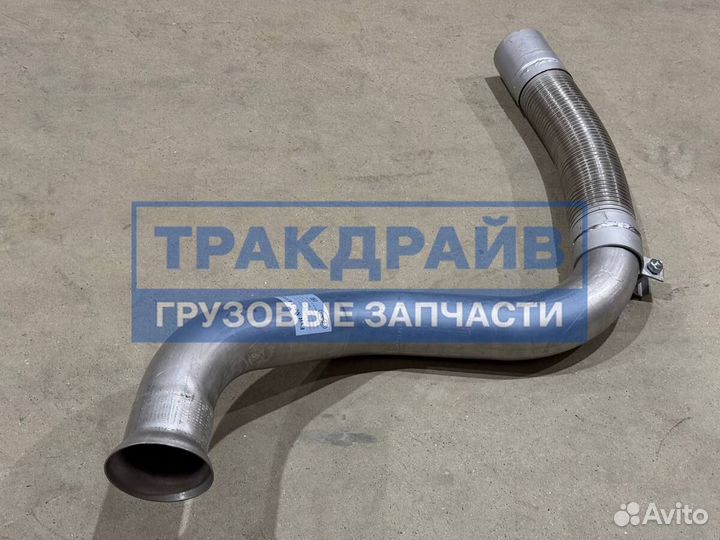 Труба глушителя с гофрой Мерседес Атего