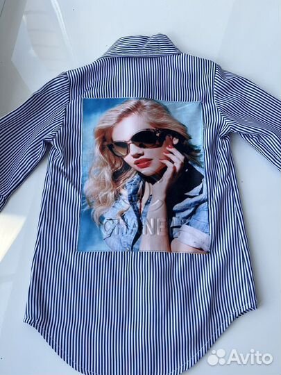 Рубашка для девочки 128-140