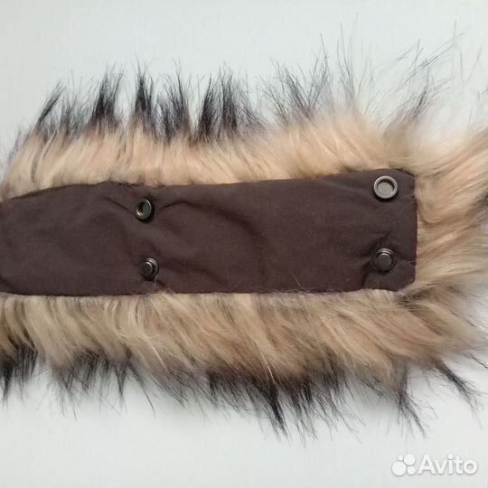 Меховая опушка для воротника и капюшона 3 шт