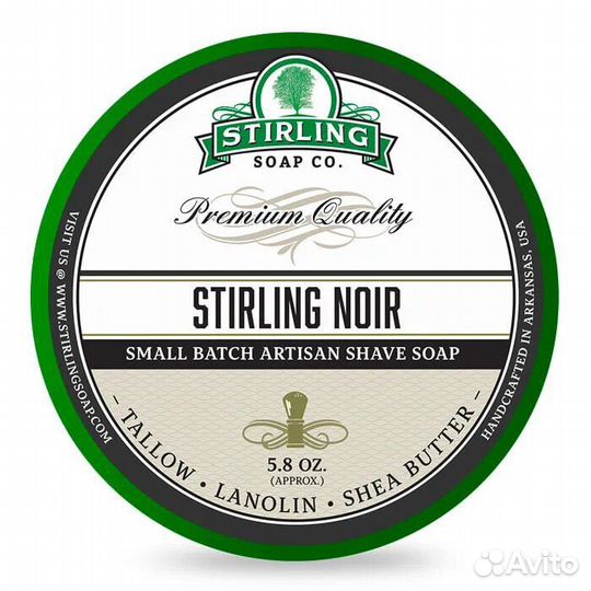 Мыло для бритья Stirling Noir