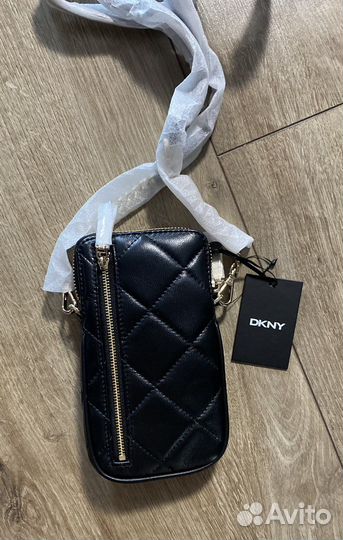 Сумка натуральная кожа dkny