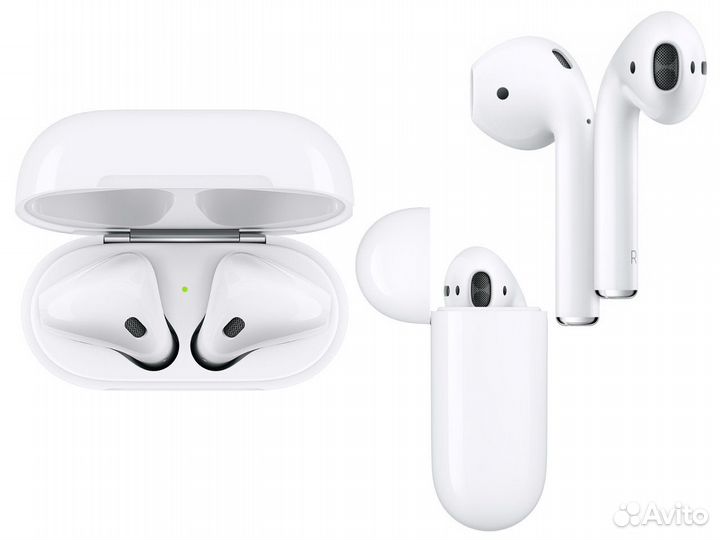 Apple AirPods 2 (с зарядным футляром)