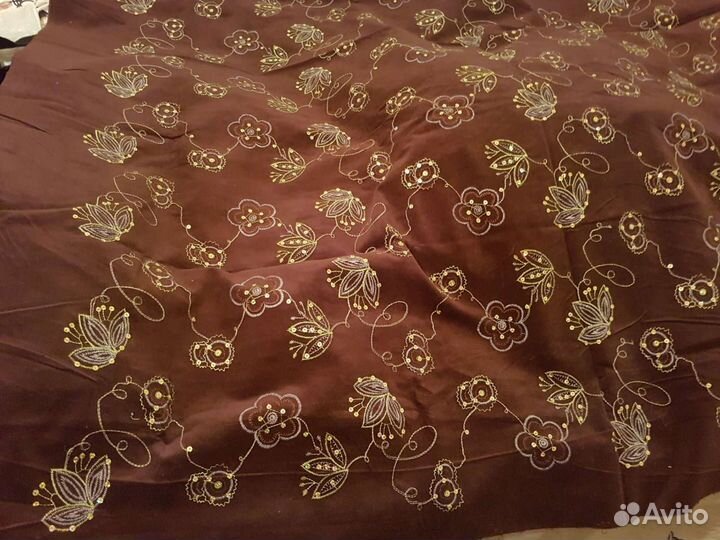 Ткань бархат на хлопковой основе с эластаном