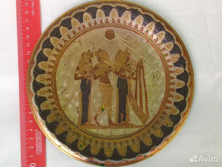 Тарелка декоративная и поднос лотом