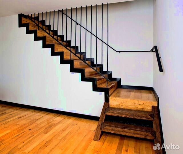 Обшивка ступеней Дубом