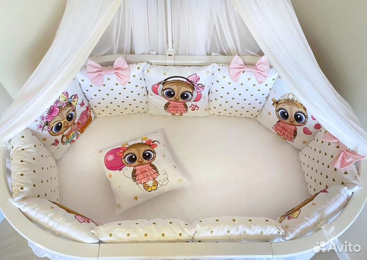 Бортики в детскую кроватку