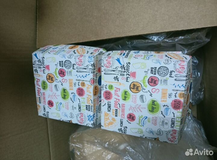 Коробки для бургеров