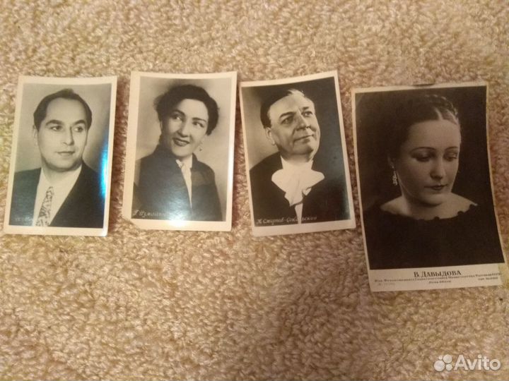 Открытки, фото и книга артисты советского кино