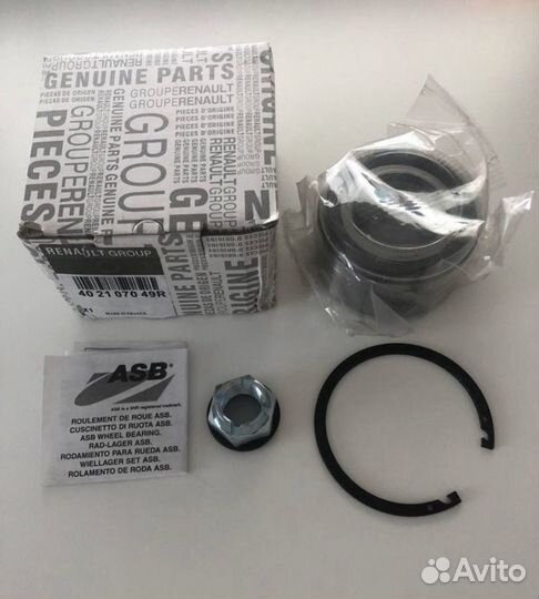 Подшипник передн ступицы 402107049R renault