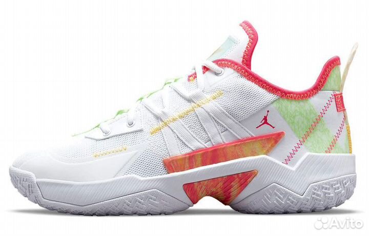 Кроссовки Jordan One Take 2 pf 2, white/hyper pink