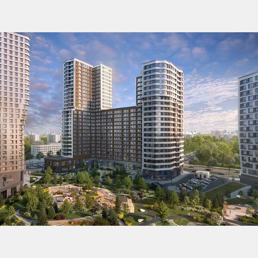 3-к. квартира, 90,9 м², 26/27 эт.