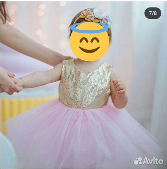 Детское праздничное нарядное платье
