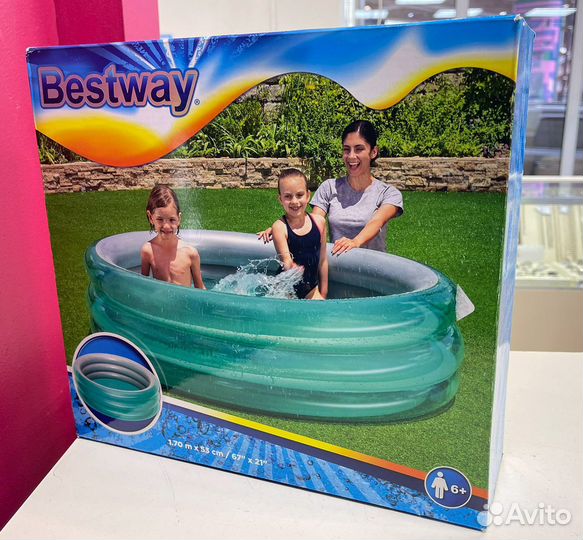 Детский бассейн Bestway 51048 170х53 см Новый