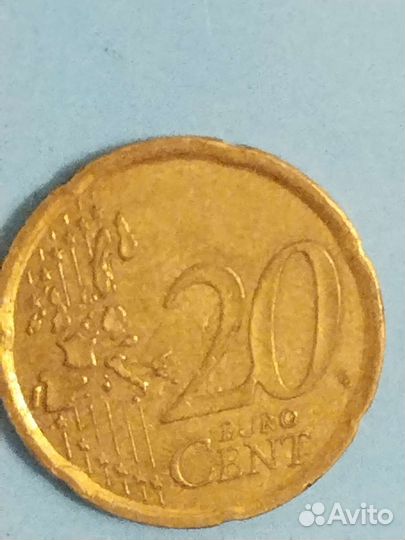 20 евроцентов 1999 года