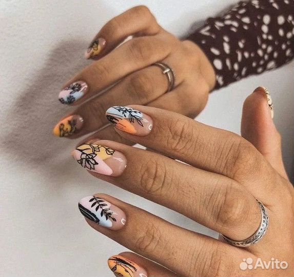 Модель на маникюр +укрепление