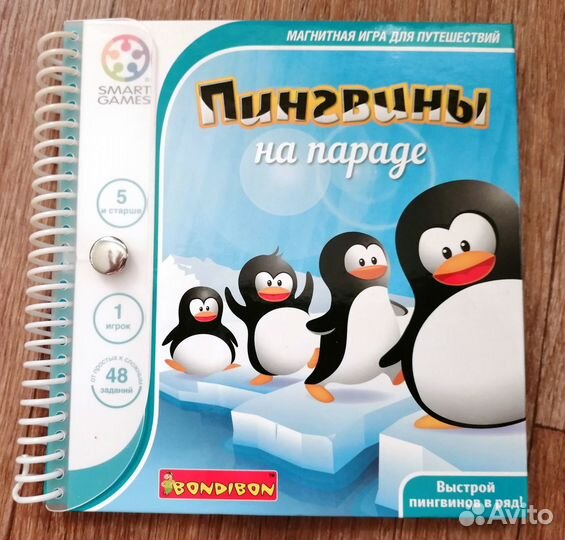 Магнитная игра Пингвины на параде Bondibon хит