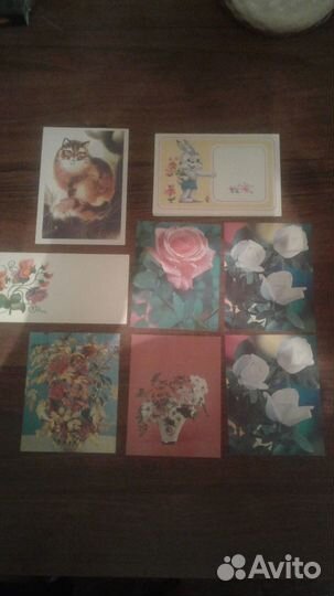 Открытки СССР маленькие