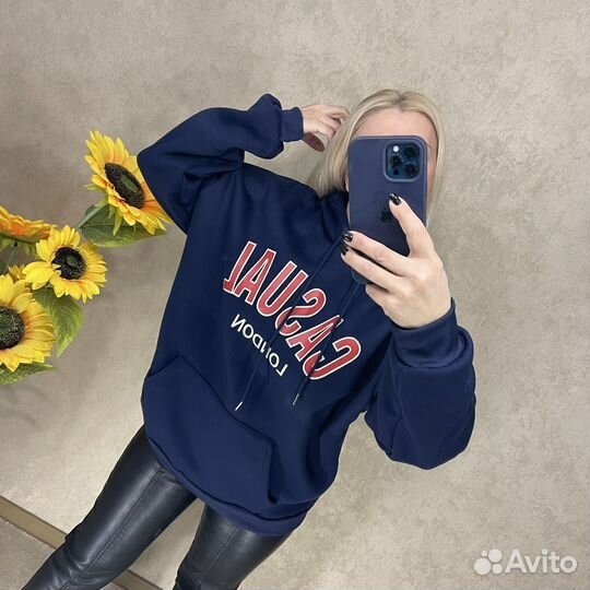 Толстовка (тонкий флис) р:46-50 единый