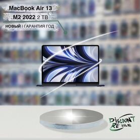 MacBook Air 13 m2 2022 2T Midnight (запечатан)