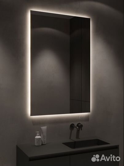 Зеркало настенное декоративное с подсветкой