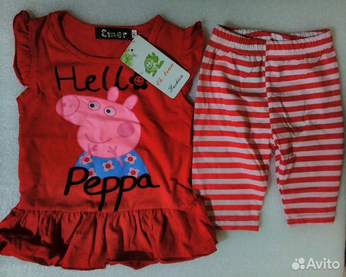 Новый детский костюм свинка Пеппа Peppa