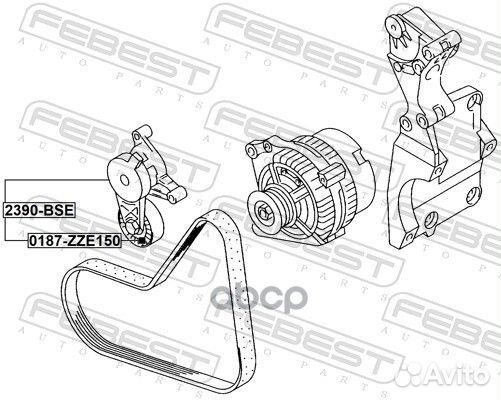 Натяжитель ремня audi A3/S3/sportb./LIM./QU. 20