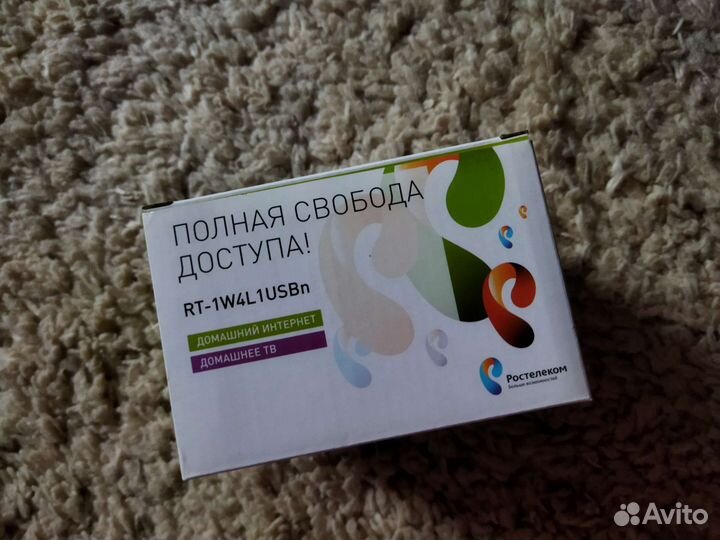 Wi-Fi роутер Ростелеком RT-a1w4l1usbn