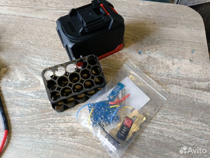 Корпус аккумулятора makita 18v комплект для сборки