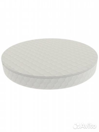Матрас круглый для новорожденных со съемным чехлом