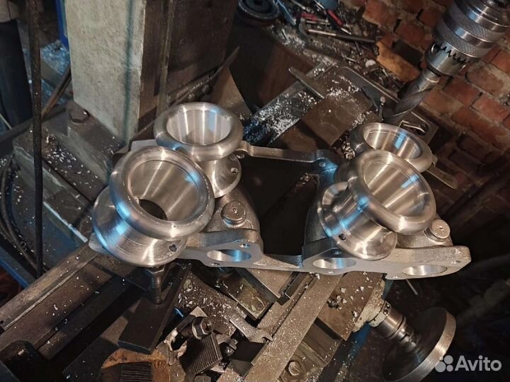 Коллектор под Weber 40-45 на ваз 2101-07 120 мм