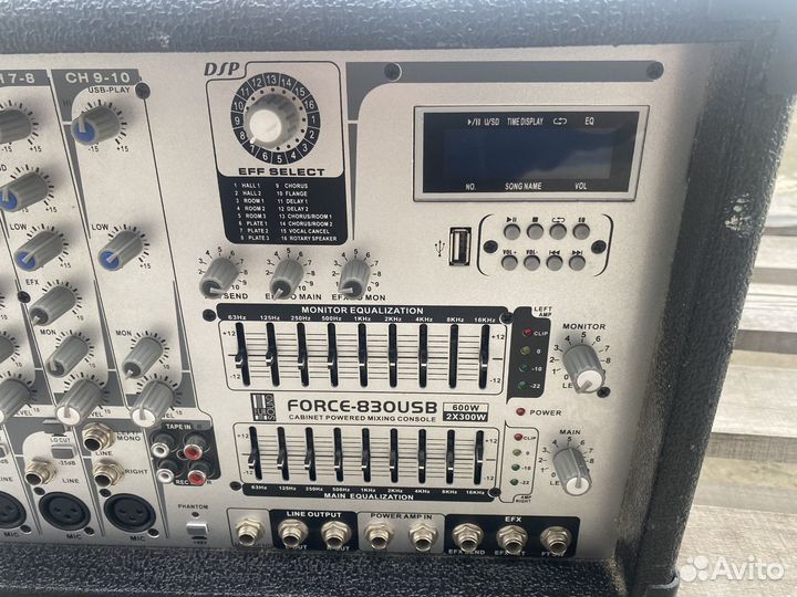 Микшер-усилитель Eurosound Force 830 USB