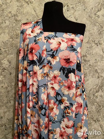 Ткань штапель паплин