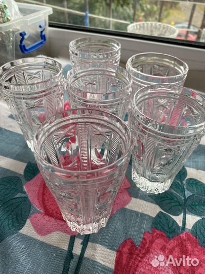 Стаканы стопки хрусталь СССР