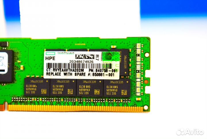 32GB DDR4 ECC samsung 2666MHz HP