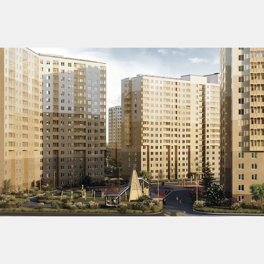 2-к. квартира, 63,9 м², 3/17 эт.