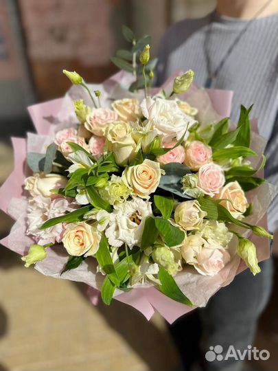 Цветочный букет «Нежные чувства»