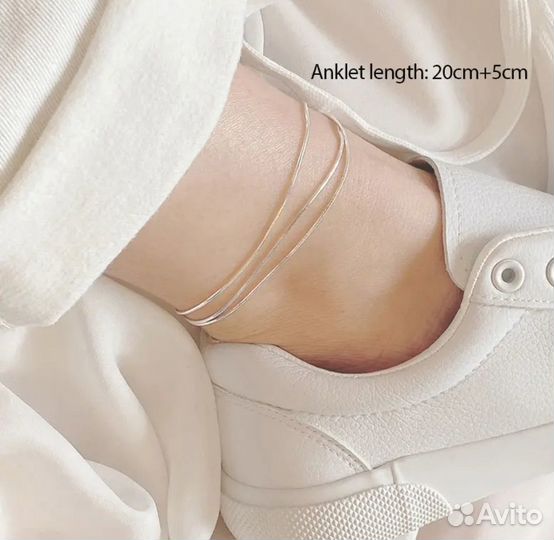 Браслеты на ногу анклет