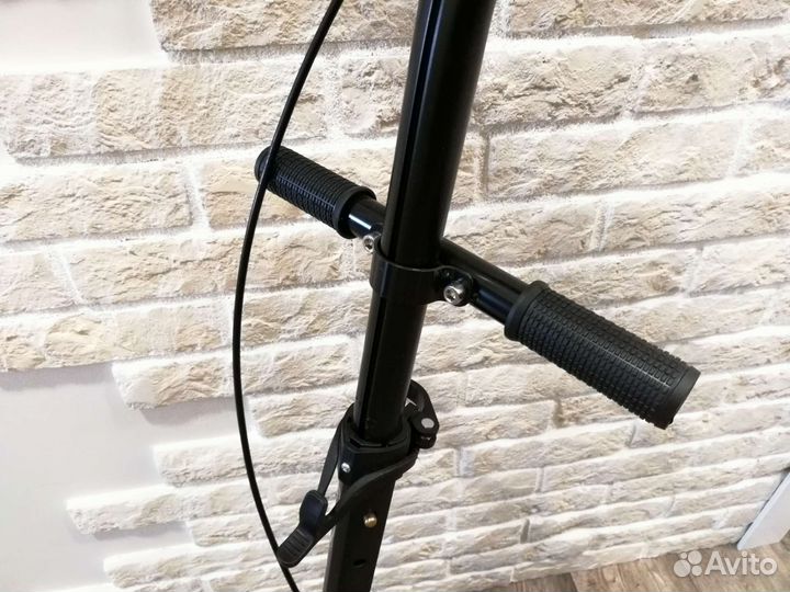 Детская ручка + подставка для самоката на болтах