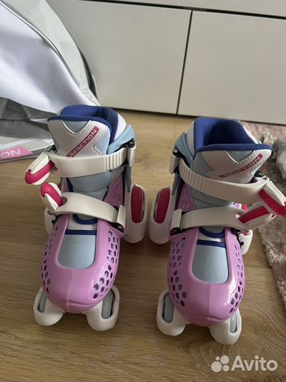 Роликовые коньки детские с защитой